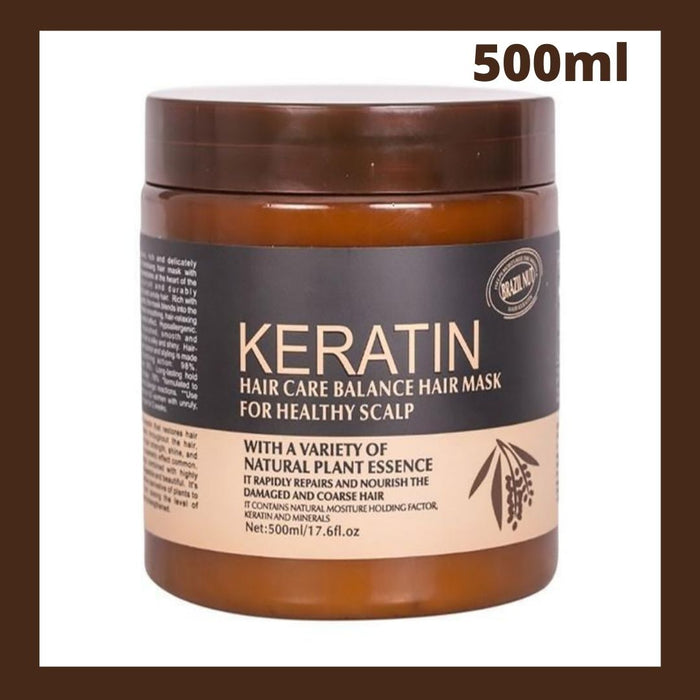 Brazil Nut Keratin Hair Care Balance Keratin Hair Mask 500 ml (Original)